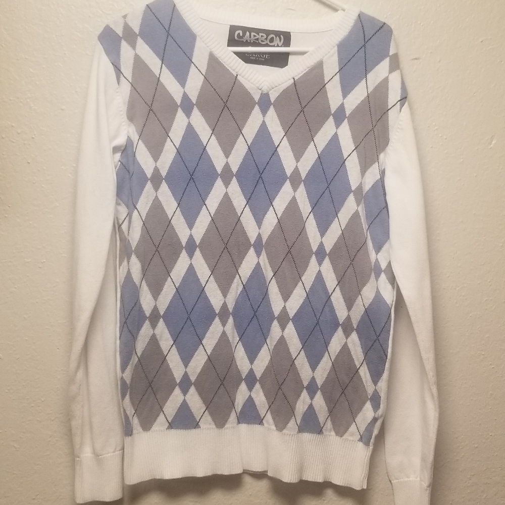 Argyle Vneck Sweater